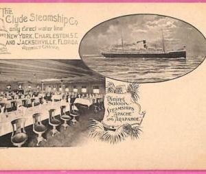 af8056   - VINTAGE POSTCARD Ansichtskarten - Clyde Steamship Company  NAVI