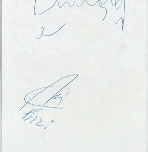 59620 - SPORT AUTOGRAPH - FOOTBALL -  F.C. BARCELLONA: Juan A. Pizzi , Giovanni