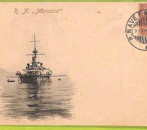 af7970 - Italy - VINTAGE POSTCARD Ansichtskarten - 1902 - Ship "Morosini" Navi
