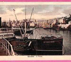 af8102 - ITALY - VINTAGE POSTCARD  - Ship "Artxanda-Mendi" NAVI - SAVONA