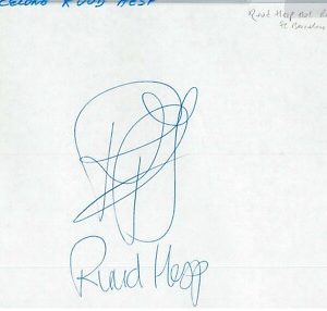 59623  -  SPORT  AUTOGRAPH  - FOOTBALL -  F.C. BARCELLONA: Ruud Hesp