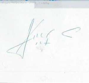 59622 -  SPORT  AUTOGRAPH  - FOOTBALL -  F.C. BARCELLONA: Emmanuel Amuneke