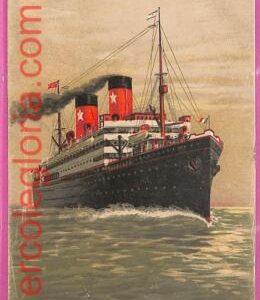af8103 - ITALY - VINTAGE POSTCARD Ansichtskarten - Ship "Giuseppe Verdi" NAVI