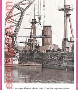 af8107 - Spain - VINTAGE POSTCARD Ansichtskarten - Ship NAVI