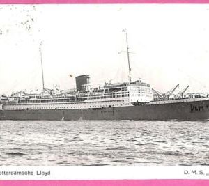 af8109 - PORTUGAL - VINTAGE POSTCARD Ansichtskarten - 1937 - Ship "Dempo" NAVI