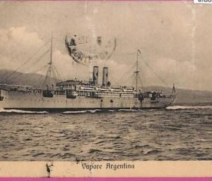 af8062 - SPAIN - VINTAGE POSTCARD Ansichtskarten  - 1912 -  Ship NAVI