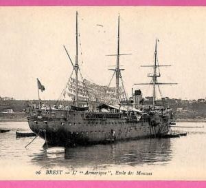 af8063 - FRANCE - VINTAGE POSTCARD Ansichtskarten - Ship "Armorique" NAVI
