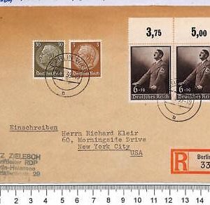 P0895 - GERMANY Reich - Postal History - Mi  # 694*2 on FDC Cover FRONT - 1939