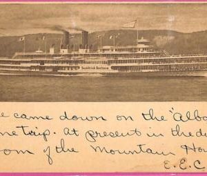 af8064 - USA - VINTAGE POSTCARD Ansichtskarten-1909 - SHIP Hudson River Day line