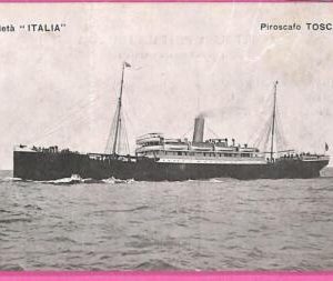 af8066 - VINTAGE POSTCARD Ansichtskarten - SHIP "Italia" Navi