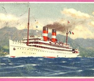 af8094 - ITALY - VINTAGE POSTCARD Ansichtskarten - 1928 - Ship "Stella D'Italia"
