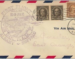 60147 - USA -  First Flight COVER: ALBANY - BUFFALO: ROME C.A.M. 20 - AMC: 20 E8