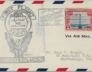 60116 - USA -  First Flight COVER: CHICAGO - ATLANTA: St LOUIS - AMC: 30 E8