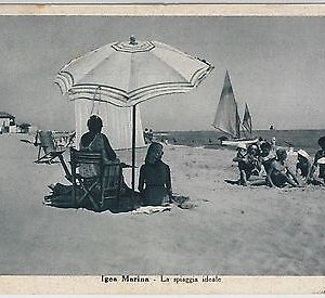 CARTOLINA d'Epoca - RIMINI provincia : Igea Marina 1940
