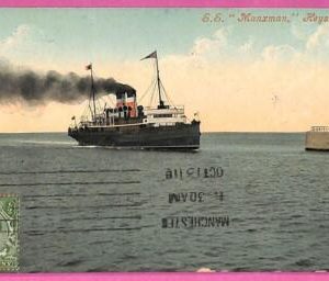 af8132 - GB - VINTAGE POSTCARD Ansichtskarten -  Ship S.S."Manxman" Navi