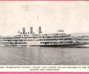 af8139 - USA - VINTAGE POSTCARD Ansichtskarten - 1913 - Ship "Washington Irving"