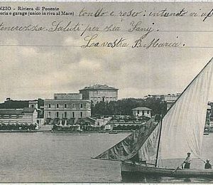 35844   CARTOLINA d'Epoca ROMA - Anzio : ALBERGO VITTORIA 1912