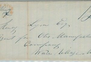 73743 -  UNITED STATES USA - PREPHILATELIC Cover: DEEP RIVER , Conn  1843