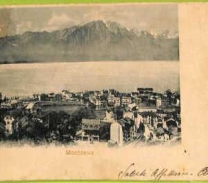 ad4768- SWITZERLAND Schweitz - Ansichtskarten VINTAGE POSTCARD - Montreux -1909