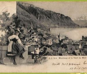 ad4763 - SWITZERLAND Schweitz - Ansichtskarten VINTAGE POSTCARD - Montreux -1905