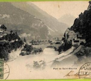 ad4766- SWITZERLAND Schweitz - Ansichtskarten VINTAGE POSTCARD - Montreux -1901