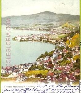 ad4775- SWITZERLAND Schweitz - Ansichtskarten VINTAGE POSTCARD - Montreux -1904