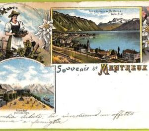 ad4781 - SWITZERLAND Schweitz - Ansichtskarten VINTAGE POSTCARD - Montreux -1907