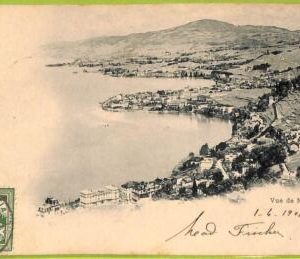 ad4780 - SWITZERLAND Schweitz - Ansichtskarten VINTAGE POSTCARD - Montreux -1901
