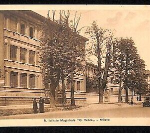 ab1877 - CARTOLINA D'EPOCA - MILANO Città : Istituto Magistrale