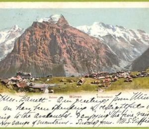 ad4826 - SWITZERLAND Schweitz - Ansichtskarten VINTAGE POSTCARD - Murren - 1901