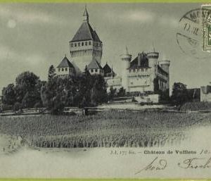 ad4759 - SWITZERLAND -Ansichtskarten VINTAGE POSTCARD-Château de  Vufflens-1901