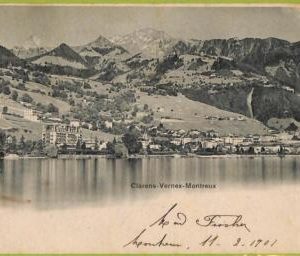 ad4758 - SWITZERLAND Schweitz - Ansichtskarten VINTAGE POSTCARD - Montreux -1901