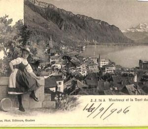 ad4773- SWITZERLAND Schweitz - Ansichtskarten VINTAGE POSTCARD - Montreux -1906