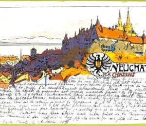 ad4866 - SWITZERLAND  Schweitz - Ansichtskarten VINTAGE POSTCARD-Neuchatel-1907