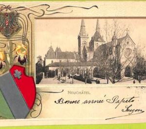 ad4865 - SWITZERLAND  Schweitz - Ansichtskarten VINTAGE POSTCARD-Neuchatel-1901