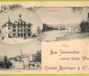 ad4894 - SWITZERLAND Schweitz - Ansichtskarten VINTAGE POSTCARD - Olten - 1900