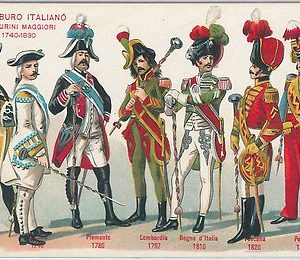 CARTOLINA d'Epoca - MILITARE  :  IL TAMBURO ITALIANO : Tamburi Maggiori