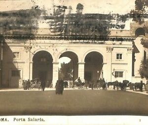 ab0704 - POSTAL VINTAGE - ROMA Ciudad: Porta Salarla