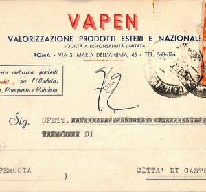 ab0734 - VINTAGE POSTCARD - ROME City: Advertising