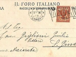 ab0716 - VINTAGE POSTCARD - ROME City: Advertising