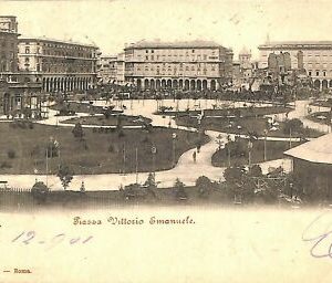 ab0703 - VINTAGE POSTCARD - ROME City: Piazza Vittorio Emanuele