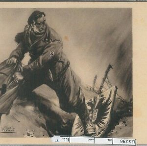 LIB296 - CARTOLINA d'Epoca MILITARE Propaganda Illustrata - PNF : PISANI
