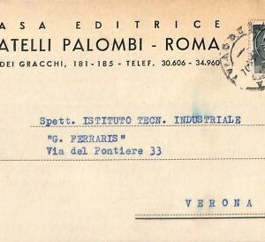 ab0721 - VINTAGE POSTCARD - ROME City: Advertising