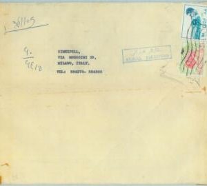 84564 - not IRAQ -  POSTAL HISTORY - Registered Airmail COVER to  ITALY 1970's