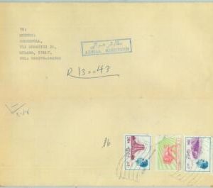 84565 - not IRAQ -  POSTAL HISTORY - Registered Airmail COVER to  ITALY 1976