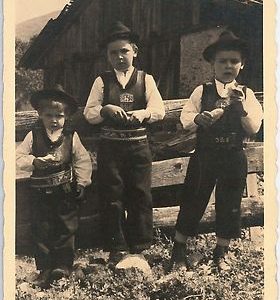 40523 CARTOLINA d'Epoca - BOLZANO - FOTOGRAFICA  Costumi dell'Alto Adige BAMBINI