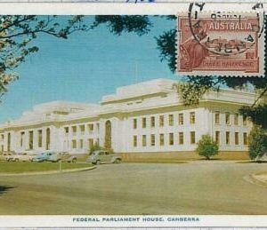 32305 - Australia - POSTAL HISTORY - MAXIMUM CARD - Camberra Architecture 1956