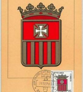 48397 - SPAIN - MAXIMUM CARD - Heraldry 1963