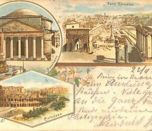 ab0780 - VINTAGE POSTKARTE - ROM Stadt: Kolosseum