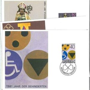 14742 - LIECHTENSTEIN - HANDICAPED MEDICINE: MAXIMUM CARD1981